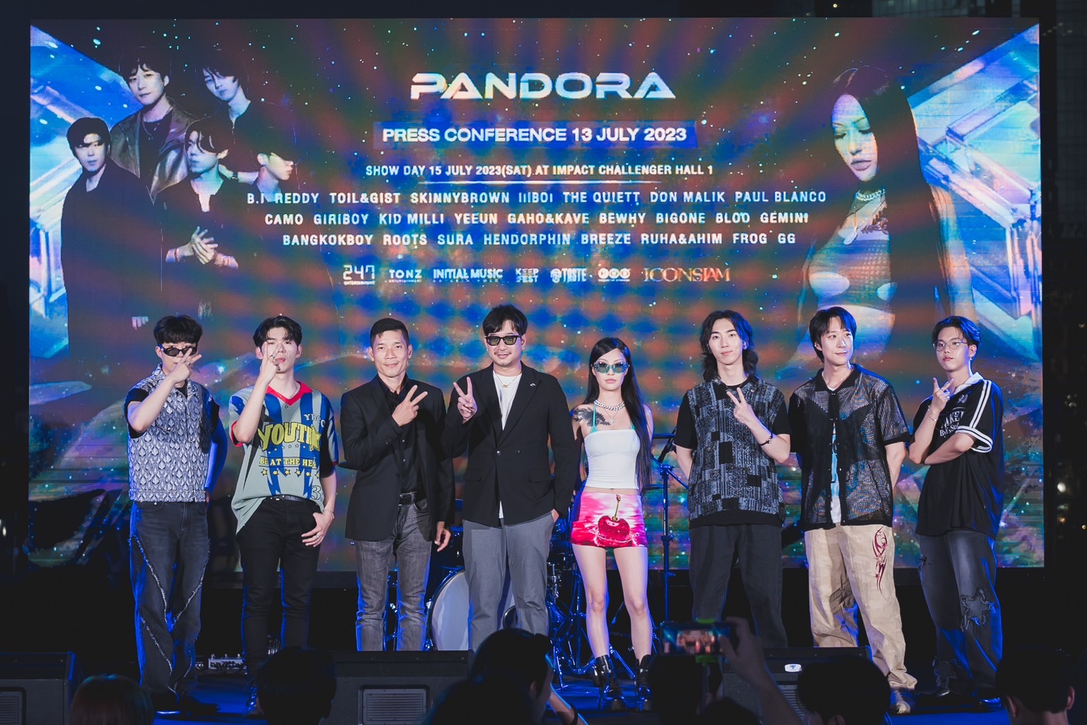 เรียกน้ำย่อย! GAHO&KAVE และ CAMO เชย์ใฮแฟน ๆในงานแถลงข่าว Pandora Festival 2023