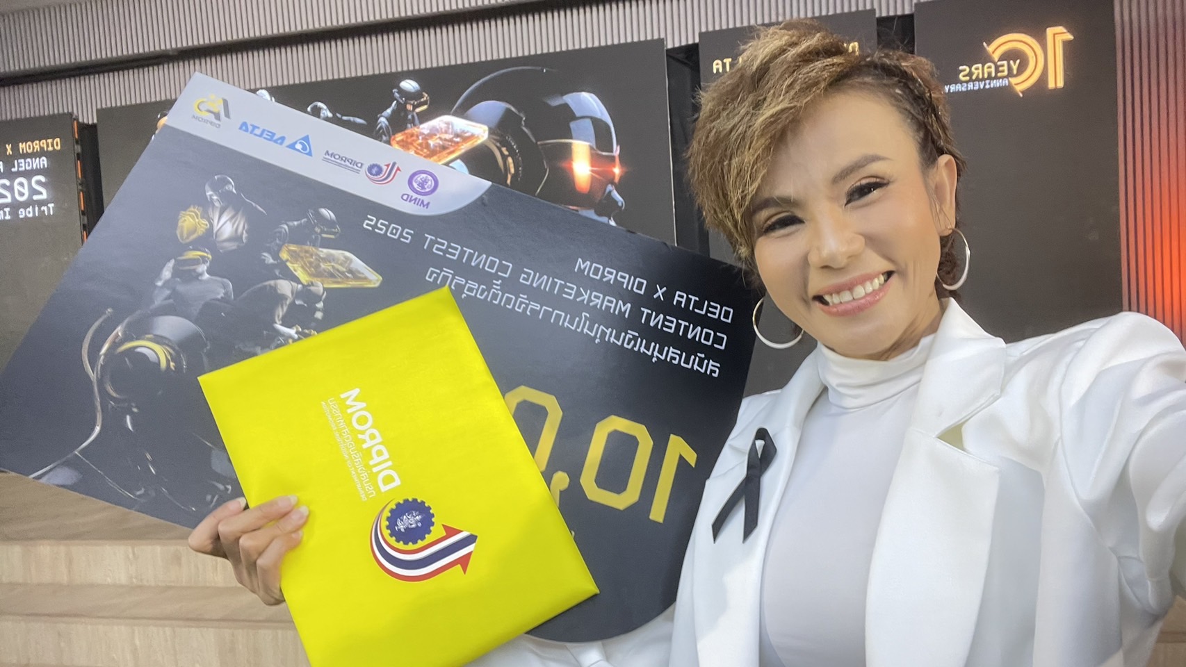 ซาร่า พงศ์ปัญณพิธีกร ททบ.5 รับรางวัลความเป็นContent Creator